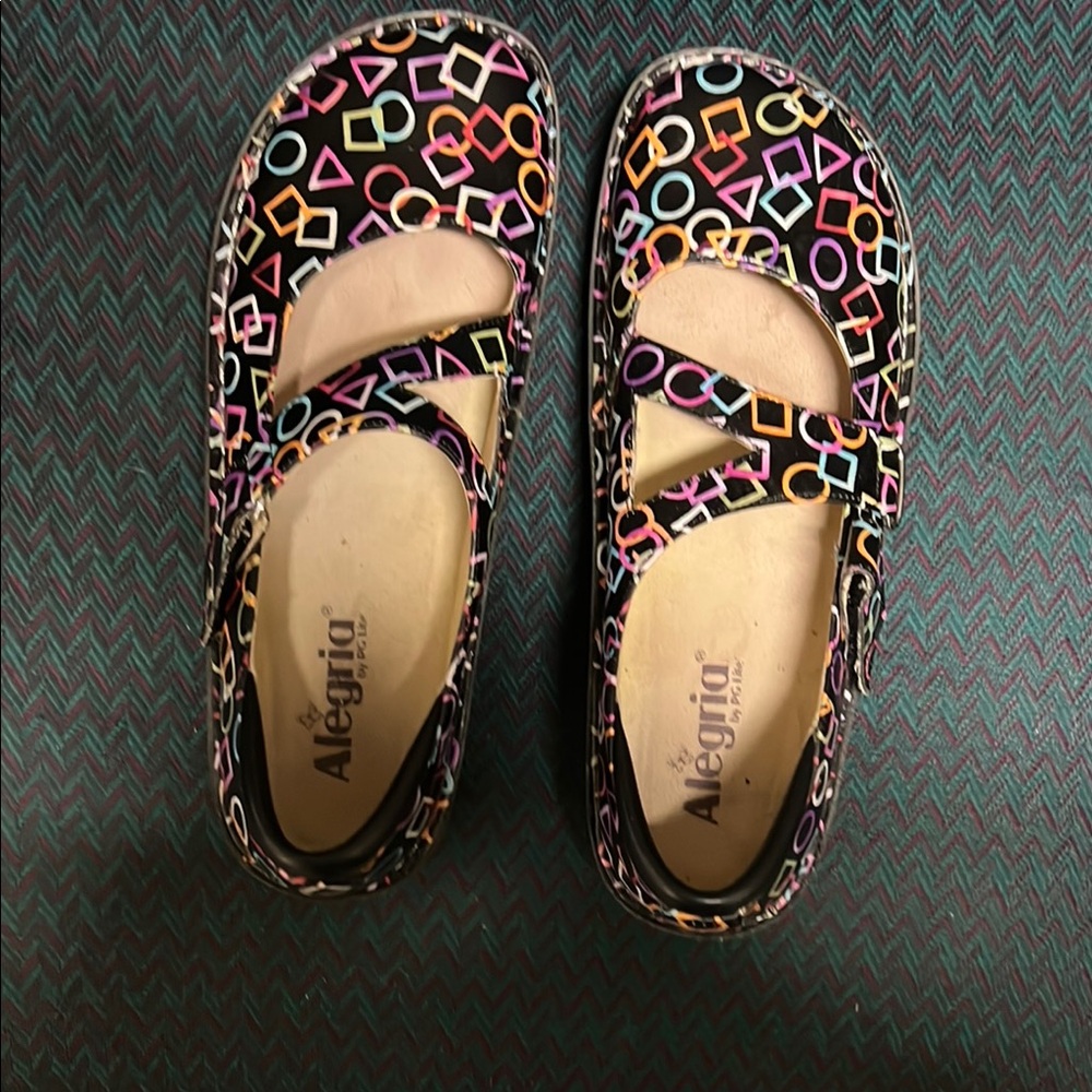 Alegria Kids' Multicolor Patterned Shoes